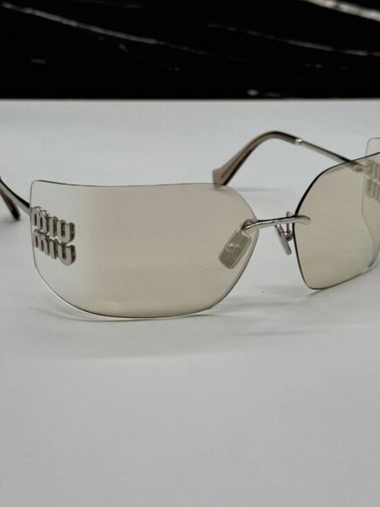 NEW MIU MIU RUNWAY SUNGLASSES MIU MIU MU54YS 1BC10F OVERSIZED WOMEN SUNGLASSES main image 6
